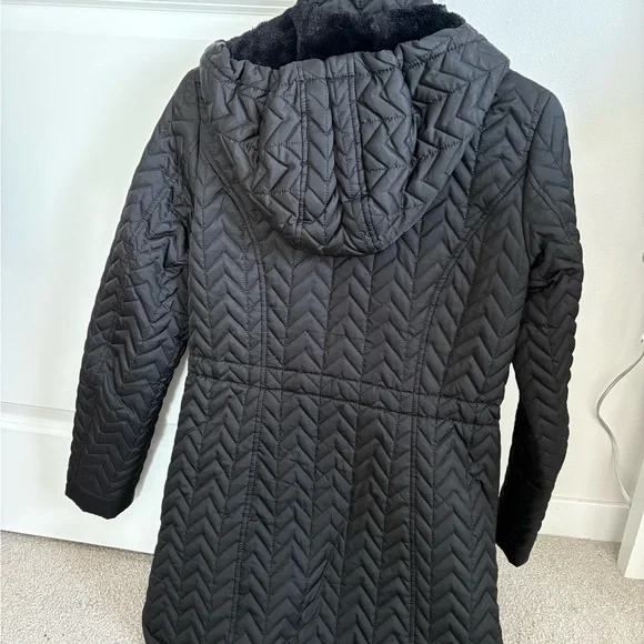 Laundry by Shelli Segal Black Puffer Coat/Jacket - Picture 2 of 5